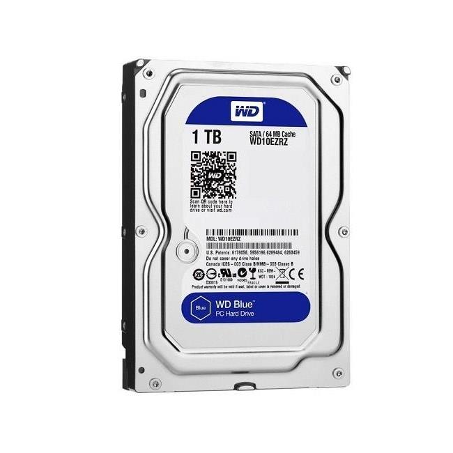 1 TB 3.5 WD 7200 SATA3 64MB BLUE WD10EZRZ
