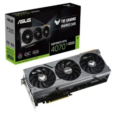 ASUS GEFORCE TUF-RTX4070TIS-O16G-OG SUPER OC 16GB GDDR6X 256BIT 2XHDMI 3XDP EKRAN KARTI