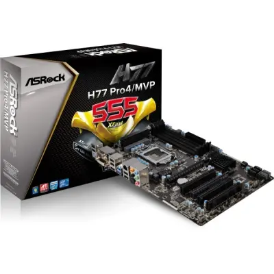 ASROCK H77 PRO4/MVP H77 DDR3 VGA USB3 1155p  
