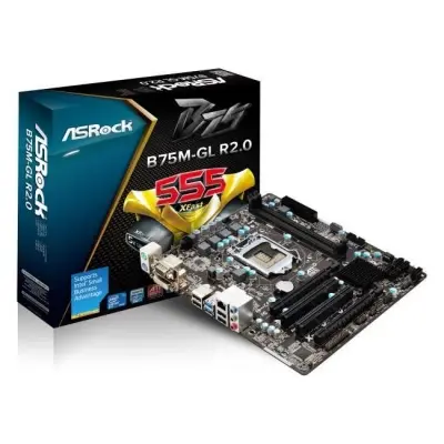 ASROCK B75M-GL R2.0 B75 DDR3 VGA USB3 1155p 