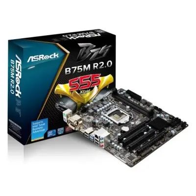ASROCK B75M R2.0 B75 DDR3 VGA USB3 1155p  