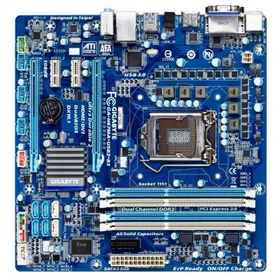 GIGABYTE H67A-USB3 H61 DDR3 USB3 VGA GLAN 1155p 