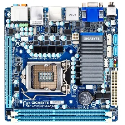 GIGABYTE H67N-USB3-B3 H67 DDR3 VGA MInI ITX 1155p 