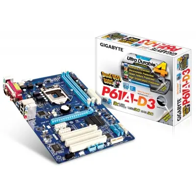 GIGABYTE P61A-D3 H61 DDR3 GLAN USB3 1155p  