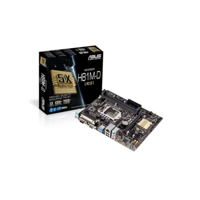 ASUS H81M-D R2.0 DDR3 VGA+LAN 1150p  
