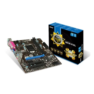 MSI H81M-P32L DDR3 VGA GLAN SATA3 USB3.0 LPT 1150p 