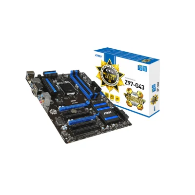 MSI Z97-G43 DDR3 DVI HDMI GLAN SATA3 USB3.0 1150p 