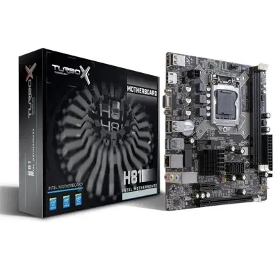 TURBOX WORKTEAM H81 DDR3 1600MHZ 1XVGA 1XHDMI 6XUSB 2.0 1150P MATX  