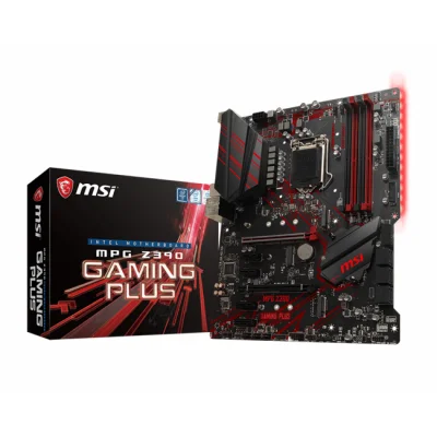 MSI MPG Z390 GAMING PLUS DDR4 4400MHZ 1XHDMI 1XDVI 2XM.2 USB 3.1 ATX 1151V2  