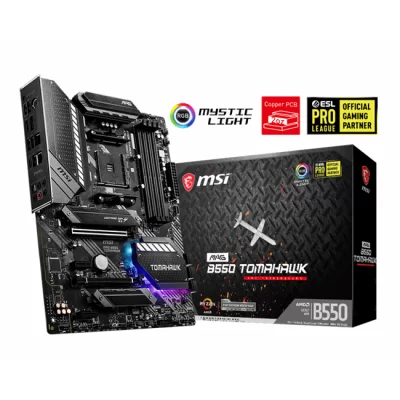 MSI MAG B550 TOMAHAWK DDR4 5100MHZ 1XHDMI 1XDP 2XM.2 USB 3.2 ATX AM4  