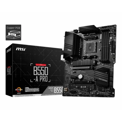 MSI B550-A PRO DDR4 3200MHZ 1XHDMI 1XDP 2XM.2 USB 3.2 ATX AM4 (3.NESİL İŞLEMCİ UYUMLU)  