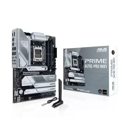 ASUS PRIME X670E-PRO WIFI DDR5 6400MHZ 1XHDMI 1XDP 4XM.2 USB 3.2 ATX AM5 (AMD AM5 RYZEN 7000 SERİSİ İLE UYUMLU) 