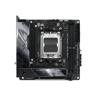 ASUS ROG STRIX X670E-I GAMING WIFI DDR5 8000MHZ 1XHDMI 2XUSB-C 2XM.2 AM5 MITX (AMD 9000/8000/7000 SERİLERİ İLE UYUMLU)  