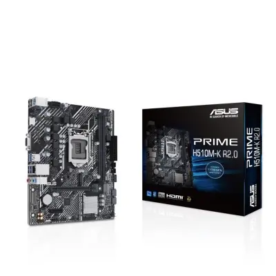 ASUS PRIME H510M-K R2.0 DDR4 3200MHZ 1XVGA 1XHDMI 1XM.2 USB 3.2 MATX 1200P (11. VE 10.NESİL İŞLEMCİ UYUMLU)  