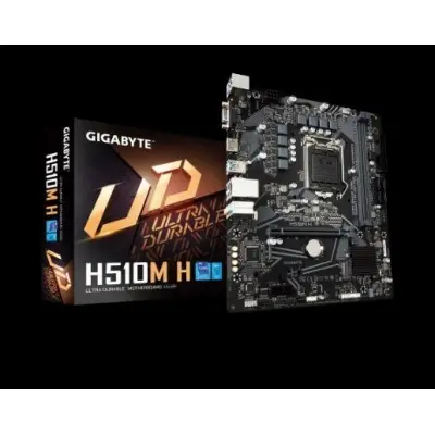 GIGABYTE H510M-H DDR4 3200MHZ 1XVGA 1XHDMI 1XM.2 USB 3.2 MATX 1200P (10 VE 11. NESİL İŞLEMCİ UYUMLU)  