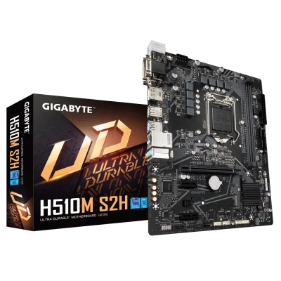 GIGABYTE H510M-S2H DDR4 3200MHZ 1XVGA 1XHDMI 1XDP 1XDVI 1XM.2 USB 3.2 MATX 1200P 