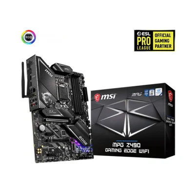 MSI MPG Z490 GAMING EDGE WIFI DDR4 4800MHZ 1XHDMI 1XDP 2XM.2 USB 3.2 ATX 1200P  