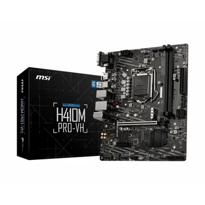 MSI H410M PRO-VH DDR4 2933MHZ 1XVGA 1XHDMI 1XM.2 MATX 1200P  