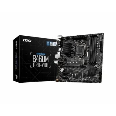 MSI B460M PRO-VDH DDR4 2933MHZ 1XVGA 1XHDMI 1XDVI 2XM.2 USB 3.2 MATX 1200P  