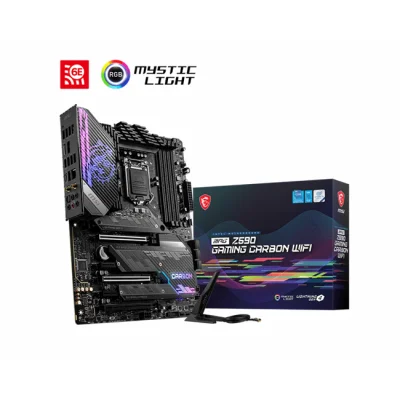 MSI MPG Z590 GAMING CARBON WIFI DDR4 5333MHZ 1XHDMI 1XDP 3XM.2 USB 3.2 ATX 1200P  