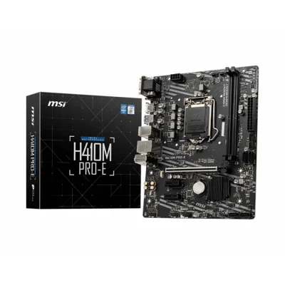 MSI H410M PRO-E DDR4 2933MHZ 1XVGA 1XHDMI 1XDVI MATX 1200P  