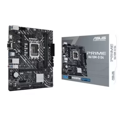 ASUS PRIME H610M-D D4 DDR4 3200MHZ 1XVGA 1XHDMI 1XM.2 USB 3.2 MATX 1700P (12. / 13. VE 14. NESİL İŞLEMCİ UYUMLU)  