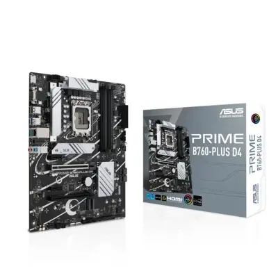 ASUS PRIME B760-PLUS D4 DDR4 5066MHZ 1XVGA 1XHDMI 1XDP 3XM.2 USB 3.2 ATX 1700P (12. / 13. VE 14. NESİL İŞLEMCİ UYUMLU)  