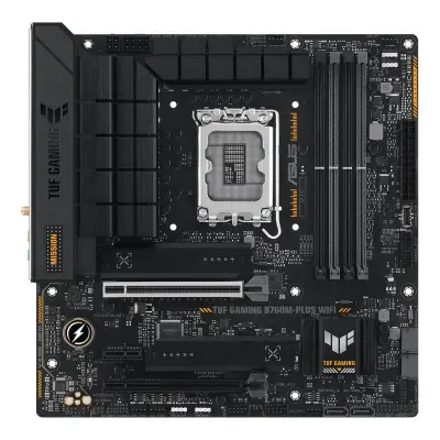 ASUS TUF GAMING B760M-PLUS WIFI DDR5 7200MHZ 1XHDMI 1XDP 2XM.2 USB 3.2 MATX 1700P (12./ 13. VE 14. NESİL İŞLEMCİ UYUMLU)