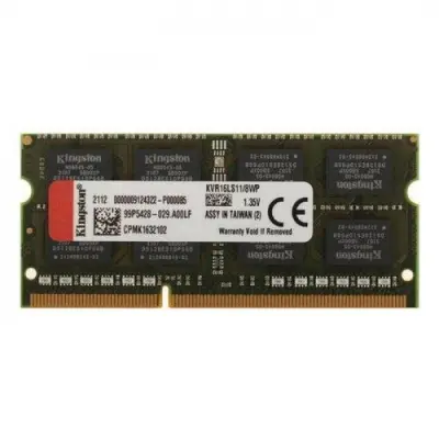 8 GB DDR3 1600MHZ KINGSTON CL11 SODIMM NB KVR16LS11/8WP  