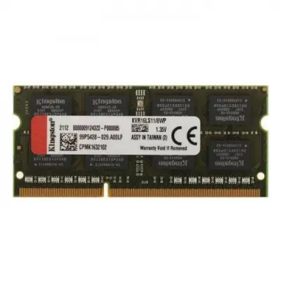 8 GB DDR3 1600MHZ KINGSTON 1X8 CL11 SODIMM NB KVR16LS11/8WP  