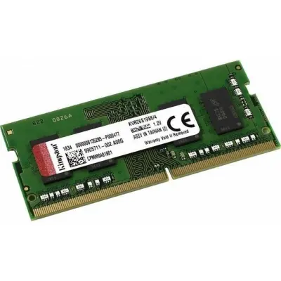 4 GB DDR4 2666MHZ KINGSTON 1X4 L19 SODIMM 1RX16 NB KVR26S19S6/4 