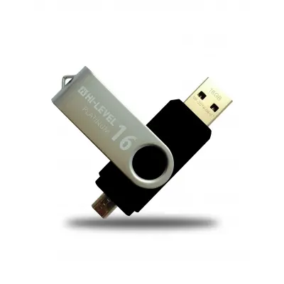 16GB HI-LEVEL OTG SMART MICRO USB 2.0 SIYAH  