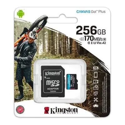 256 GB KINGSTON MICRO SDXC SDCG3/256GB CANVAS GO+ 