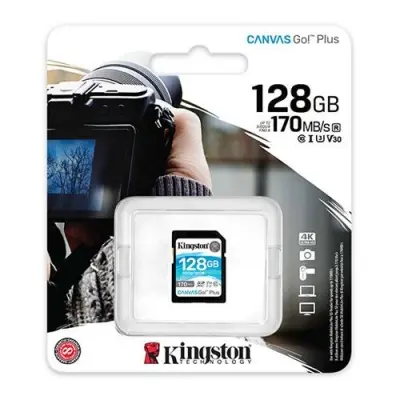 128 GB KINGSTON SD SDG3/128GB CANVAS GO+ CL10 