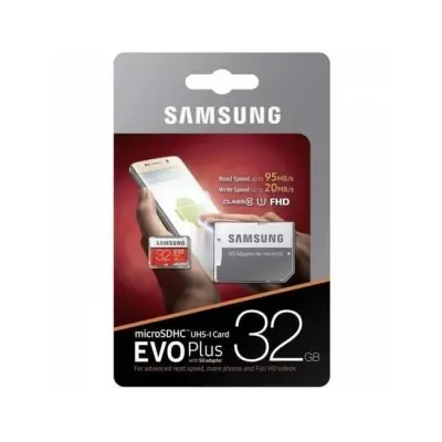 32 GB SAMSUNG mSD PLUS CLAS10 ADAPTÖR MB-MC32GA/TR 