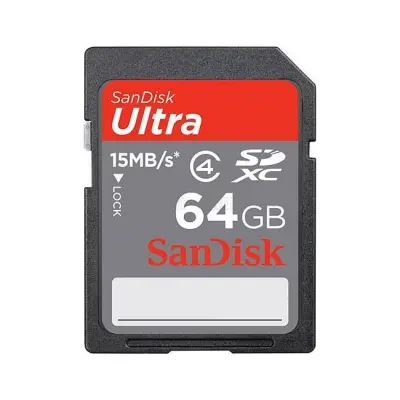 SANDISK 64GB SD ULTRA SDHC 15MB/s SDSDH-064G-U46 