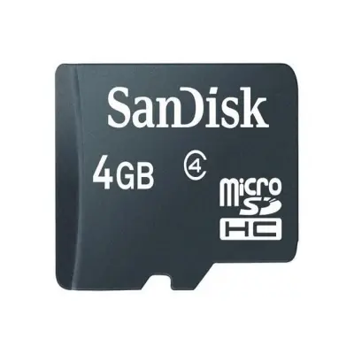4GB SANDISK MICROSD C4 SDSDQM-004G-B35A +ADAPT 