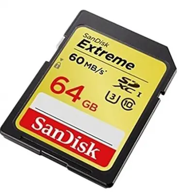 64 GB SANDISK EXTREME SD C10 SDSDXXY-064G-G46G 170MB/S 