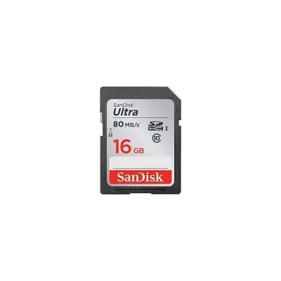 16 GB SANDISK SDHC 80MB/S CL10 SDSDUNC-016G-GN6IN 