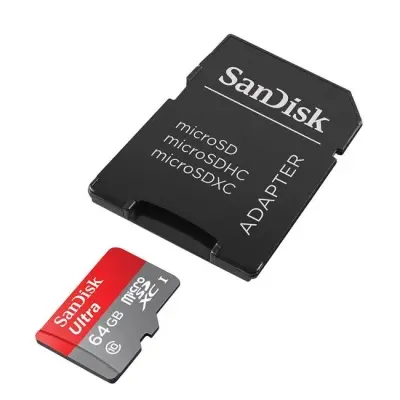 64 GB SANSDISK mıcroSD C10 SDSQUNC-064G-GN6MA 