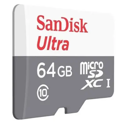 64 GB SANDISK mSD KART CL10 SDSQUNS-064G-GN3MN 