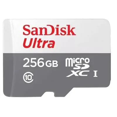 256GB SANDISK ULTRA MICROSD 100MB/S SDSQUNR-256G-GN3MN 