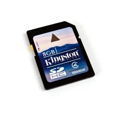 8 GB SECURE DIGITAL SDHC CLASS4 KINGSTON SD4/8GB 