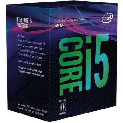 INTEL CI5 8600K 3.6GH 9MB COFFEELAKE FANSIZ 1151v2  