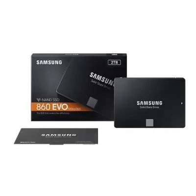 2 TB 860 EVO SAMSUNG 2.5  SATA3 MZ-76E2T0BW 550-520 MB/S  