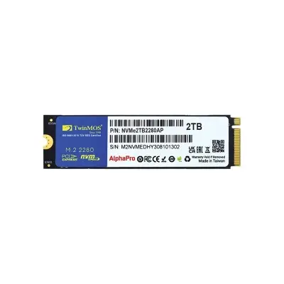 2 TB TWINMOS M.2 PCIE NVME 3600/3250 NVME2TB2280AP  