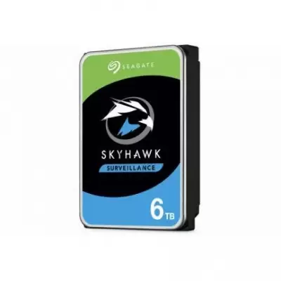 6 TB SEAGATE 3.5 SKYHAWK SATA3 SV35 5400RPM 256MB 7/24 GUVENLIK ST6000VX001 (RESMI DIST GARANTILI) 