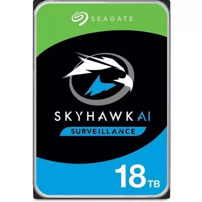 18 TB SEAGATE 3.5 SKYHAWK SATA 7200RPM 256MB 7/24 GUVENLIK ST18000VE002 (3 YIL RESMI DIST GARANTILI)  