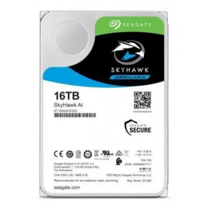 16 TB SEAGATE 3.5 SKYHAWK SATA 7200RPM 256MB 7/24 GUVENLIK ST16000VE002 (RESMI DISTI GARANTILI)  