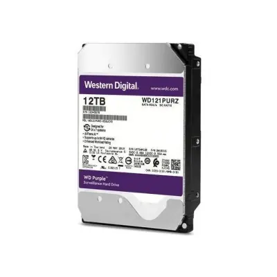 12 TB 3.5 WD SATA 256MB PURPLE WD121PURZ 7/24 GUVENLIK (3 YIL GARANTI)  